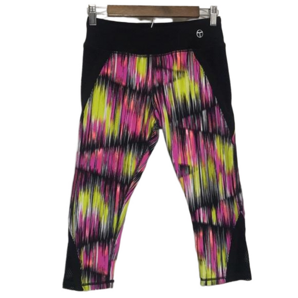 Trina Turk Cropped Reaction Mid Length Leggings Sz Small - Picture 1 of 9